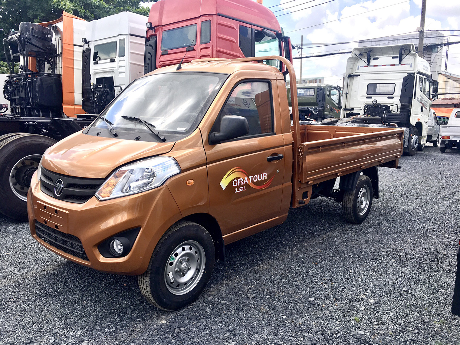 Xe Foton Gratour Đơn thùng lửng